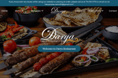 Restaurant Website using WordPress